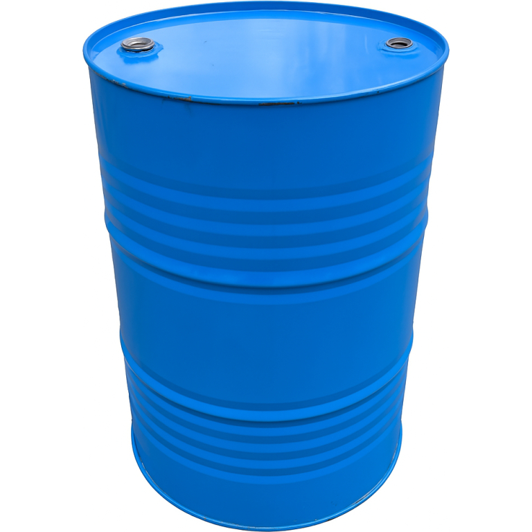 216,5 literes rögzített tetejű mosott fémhordó, UN minősített,