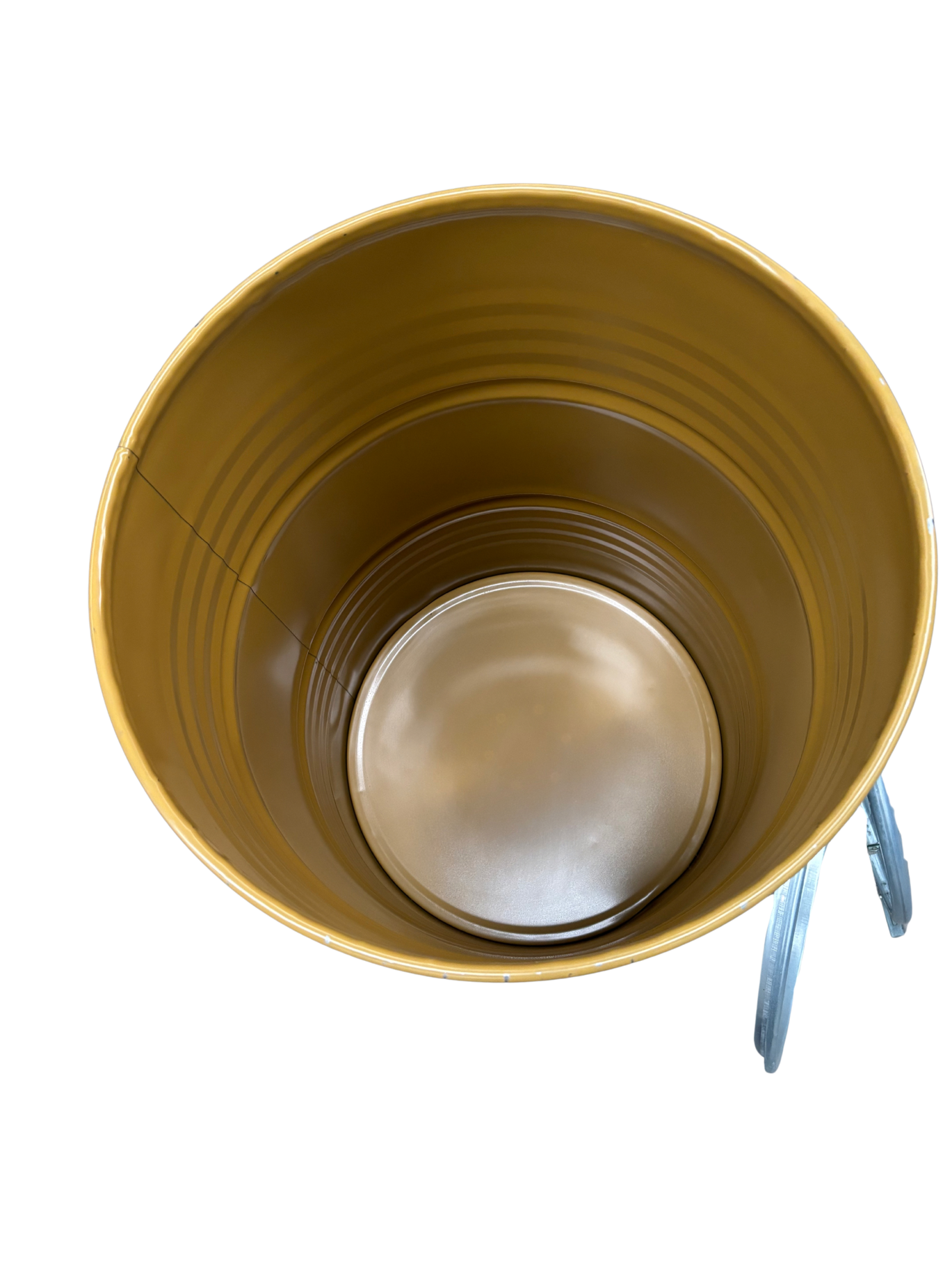 213 literes levehető tetejű, bajonettzáras mosott, fémhordó, Élelmiszeres - Image 4