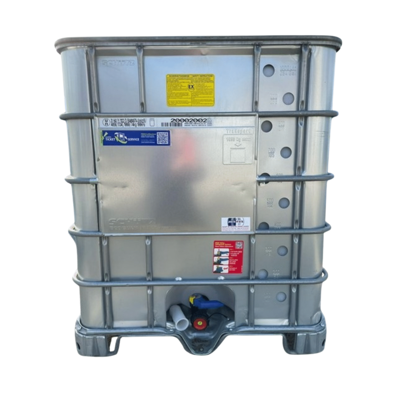 JokerPack normalized product image 2134 SCHÜTZ SX-EX speciális 1000 literes mosott , Fém palástos IBC tartály,UN - Image 1
