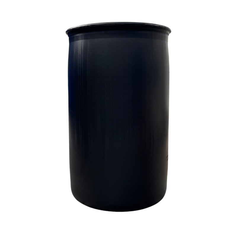 JokerPack normalized product image 2136 MAUSER 220 literes Speciális Ex-es,fekete színű használt,tisztított műanyag hordó,rögzített tetejű,UN minősített ,Hibátlan újszerű - Image 1