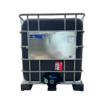 SCHÜTZ MX- 1000 Literes , Műanyag raklapos mosott IBC tartály /FEKETE BALLONOS/